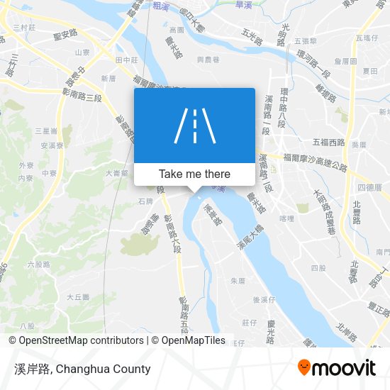 溪岸路 map