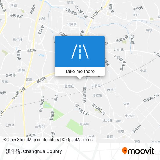 溪斗路 map
