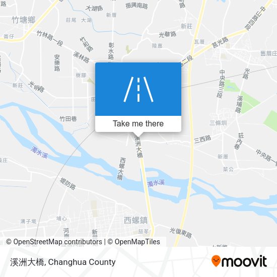 溪洲大橋地圖