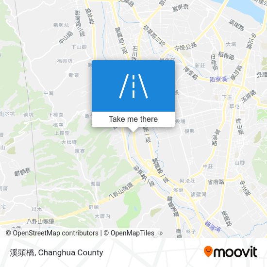 溪頭橋地圖