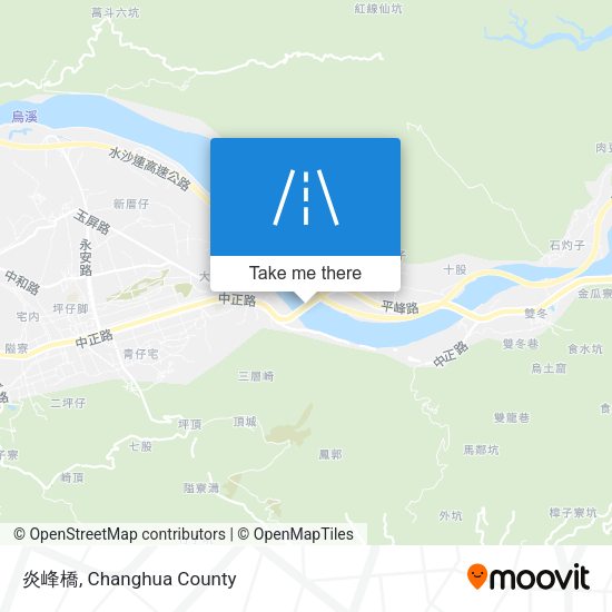 炎峰橋地圖