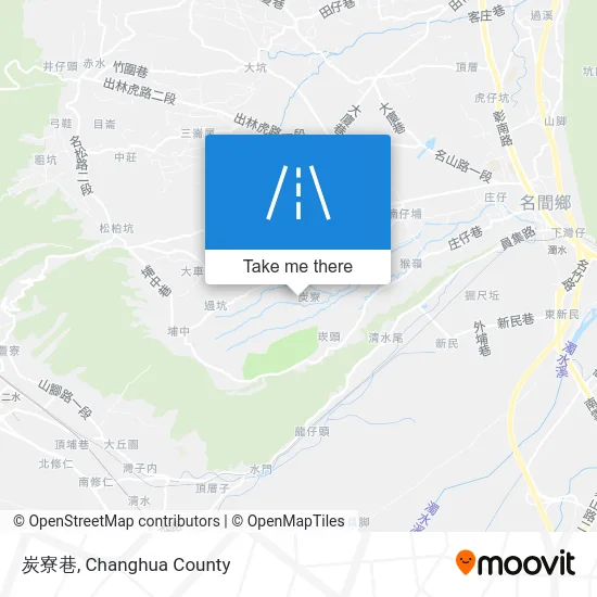 炭寮巷 map