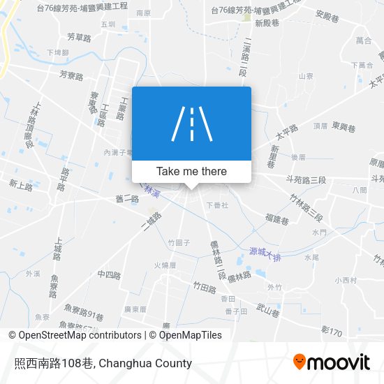 照西南路108巷地圖