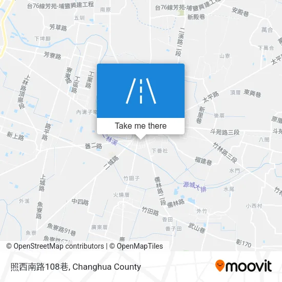 照西南路108巷 map