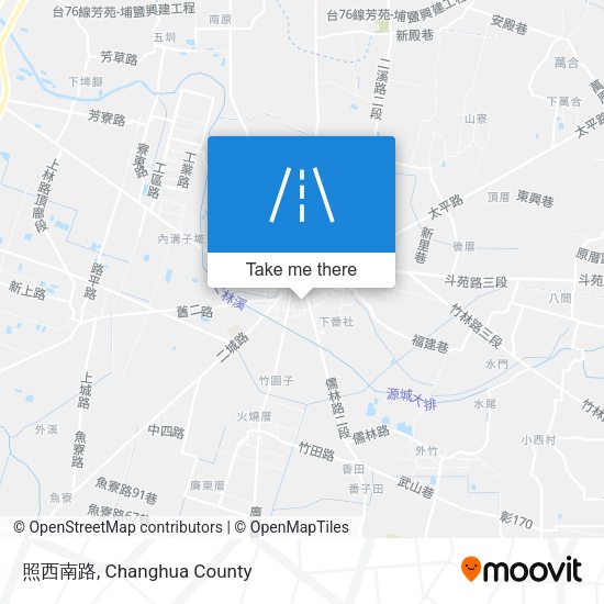 照西南路地圖