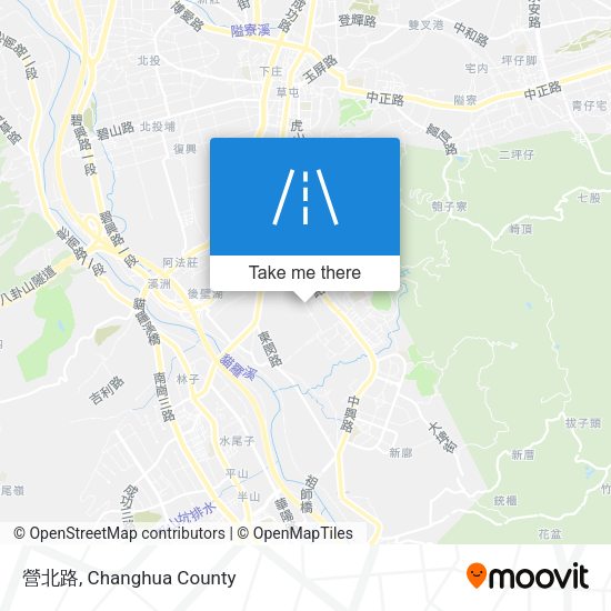 營北路 map