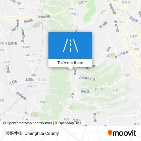 猴探井街 map