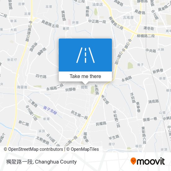 獨鰲路一段地圖