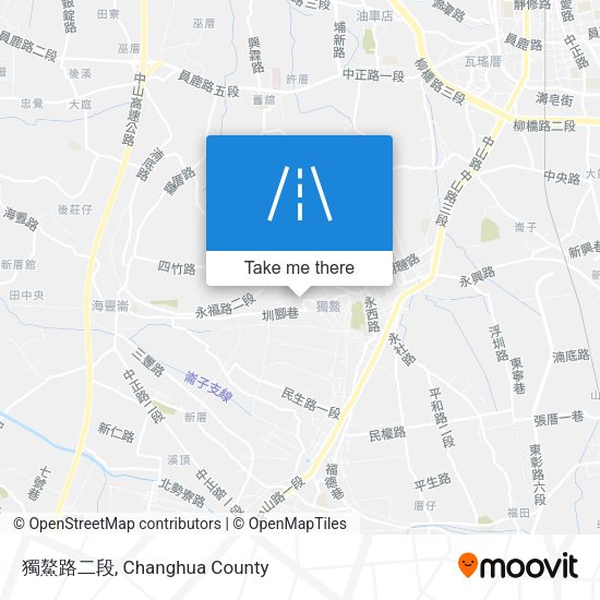 獨鰲路二段地圖