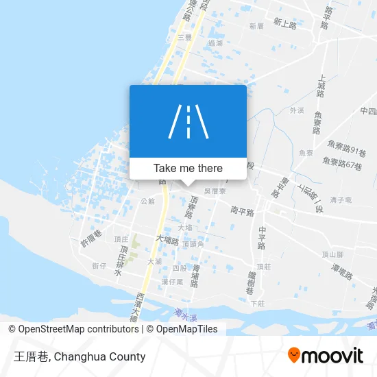 王厝巷 map