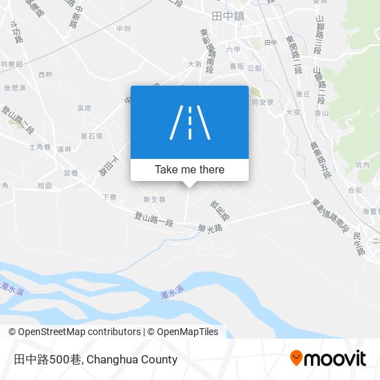 田中路500巷地圖