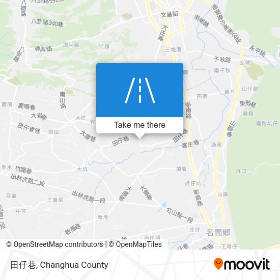 田仔巷 map