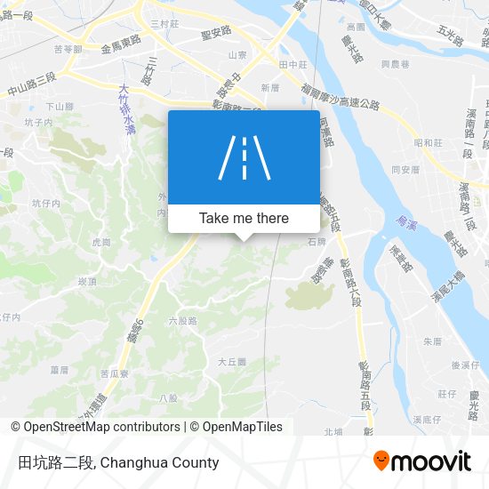 田坑路二段 map
