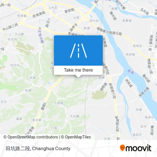 田坑路二段地圖