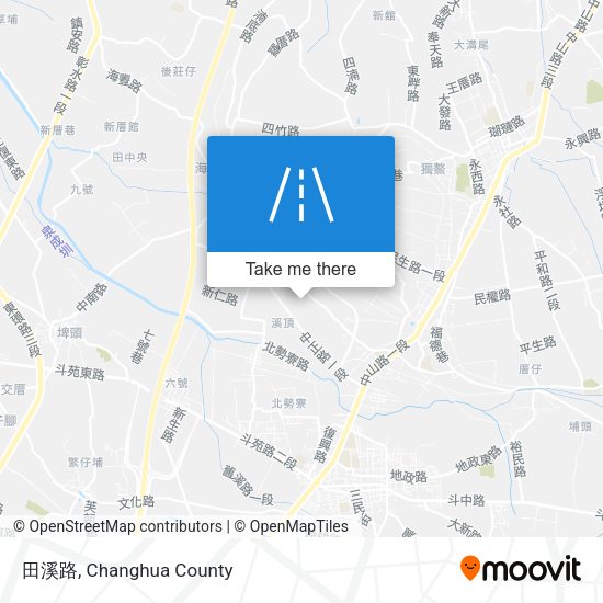 田溪路地圖