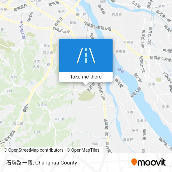 石牌路一段地圖