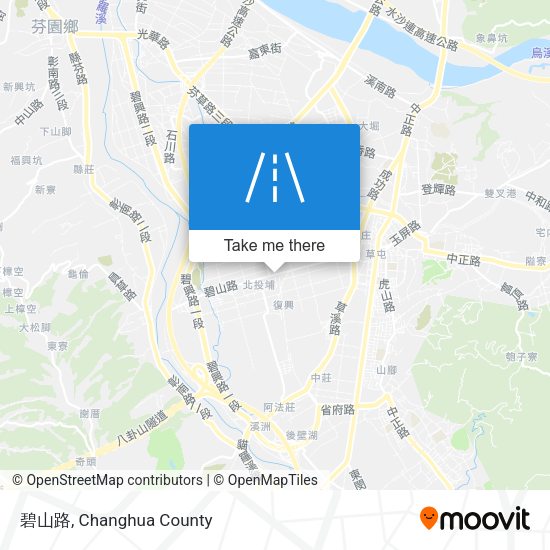 碧山路 map