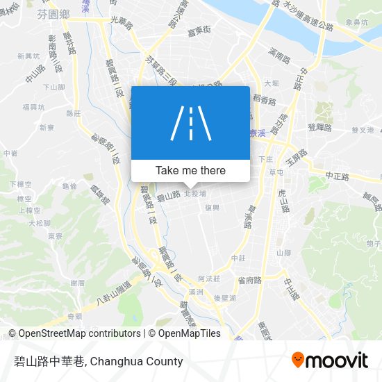 碧山路中華巷地圖
