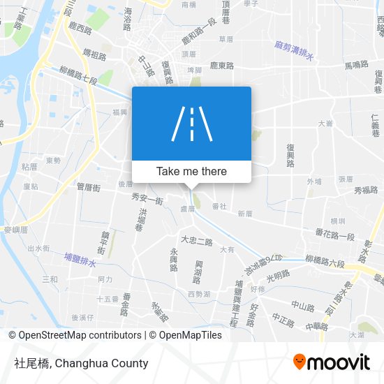 社尾橋 map