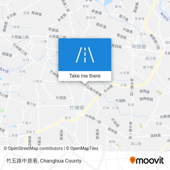 竹五路中原巷地圖