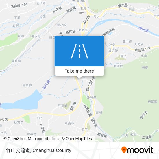 竹山交流道 map