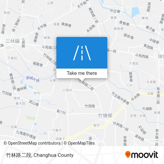 竹林路二段地圖
