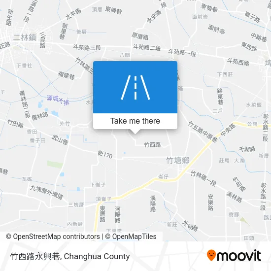 竹西路永興巷 map