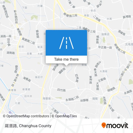 羅厝路地圖