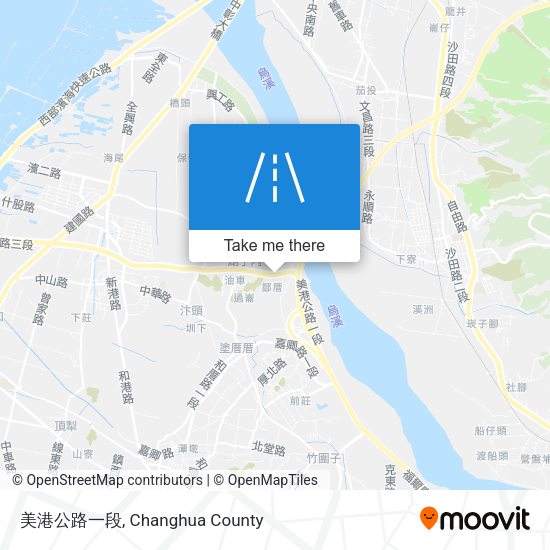 美港公路一段地圖