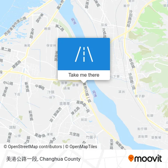 美港公路一段 map