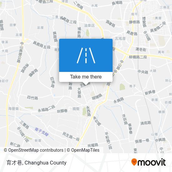 育才巷 map
