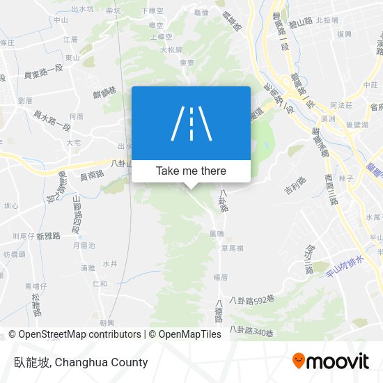 臥龍坡 map