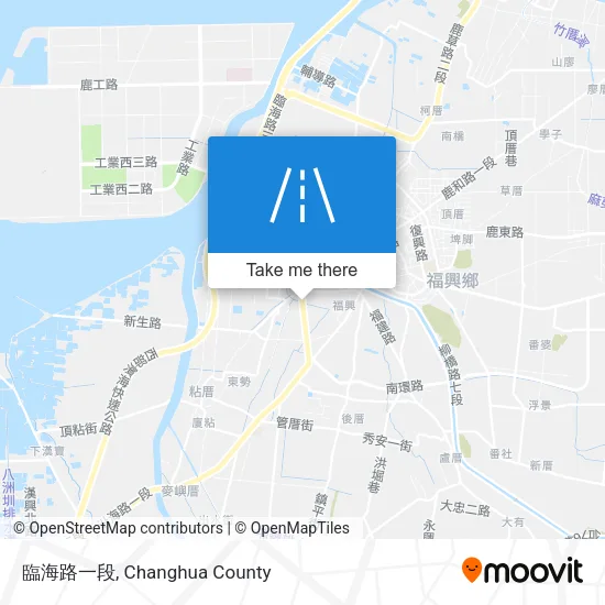 臨海路一段地圖