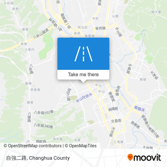 自強二路 map