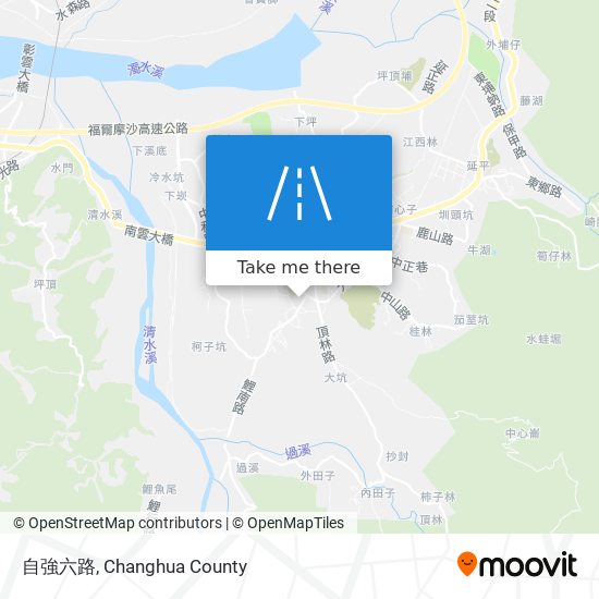 自強六路 map