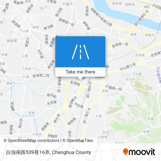 自強南路539巷16弄地圖