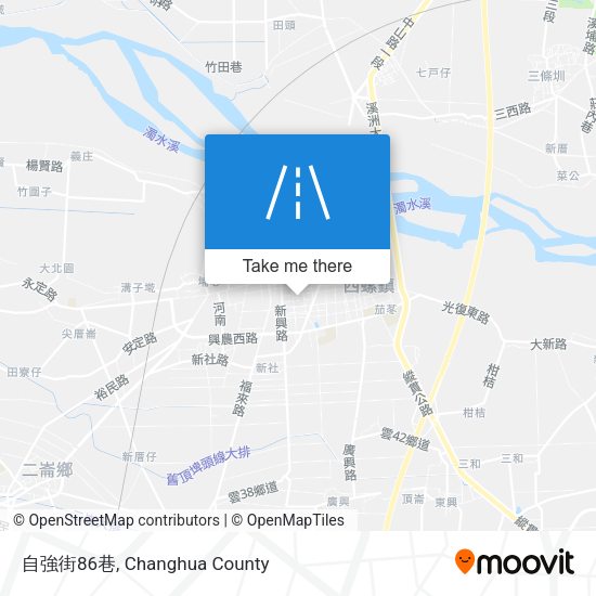 自強街86巷地圖