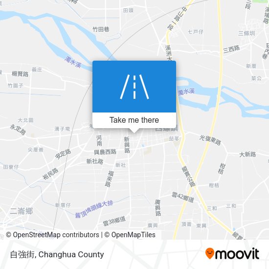 自強街 map