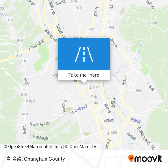 自強路地圖