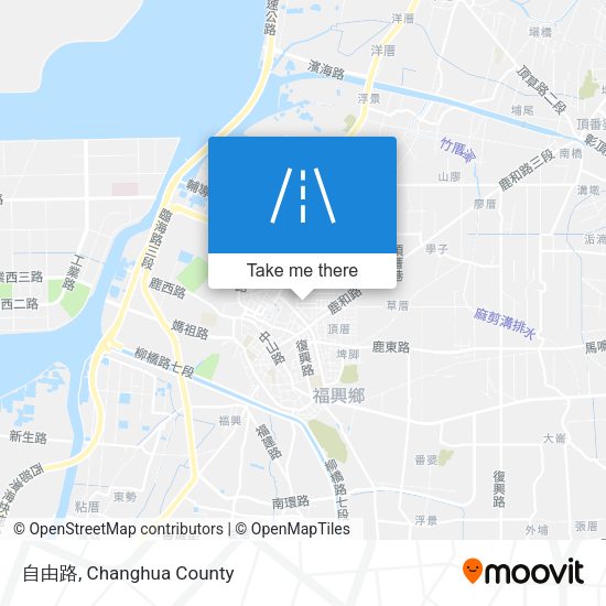 自由路 map