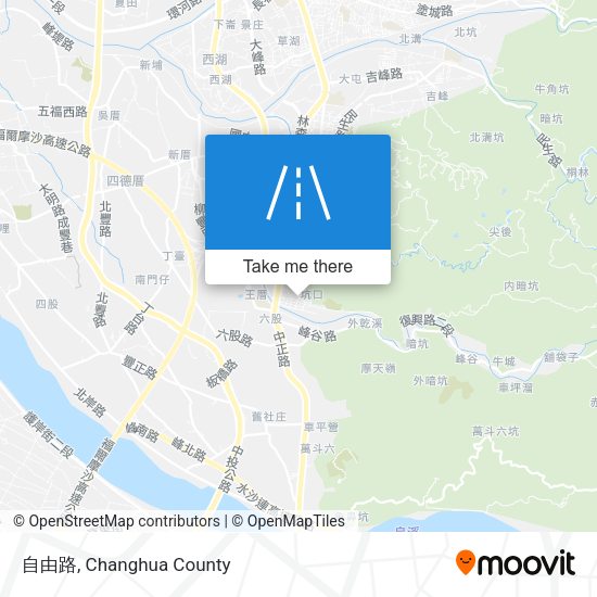 自由路 map