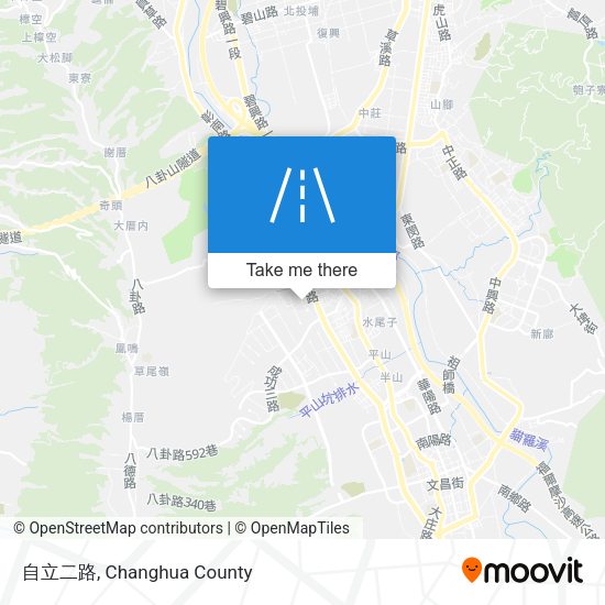 自立二路 map