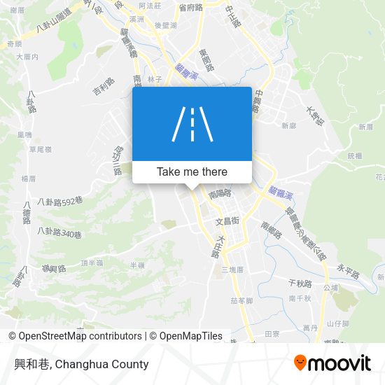 興和巷 map