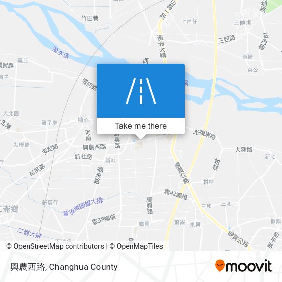 興農西路 map