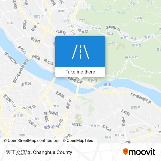 舊正交流道 map