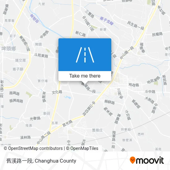 舊溪路一段 map