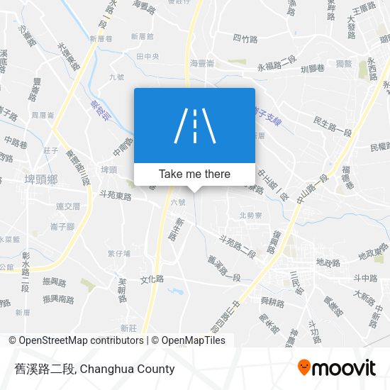 舊溪路二段 map
