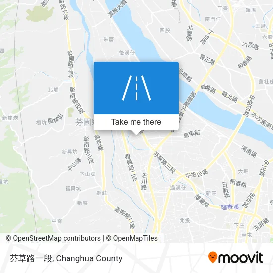 芬草路一段地圖