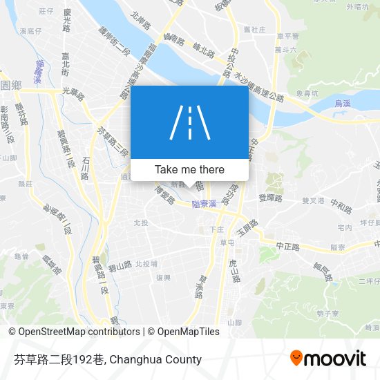 芬草路二段192巷地圖
