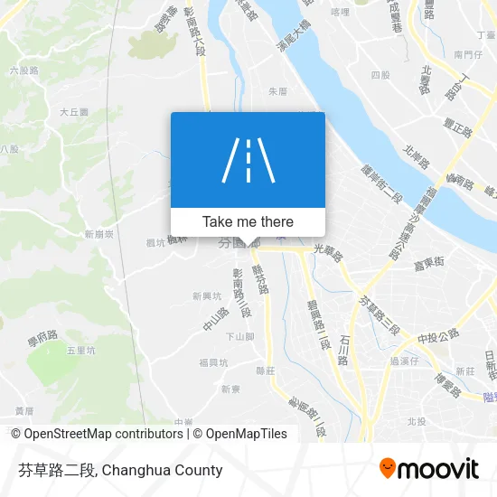 芬草路二段 map